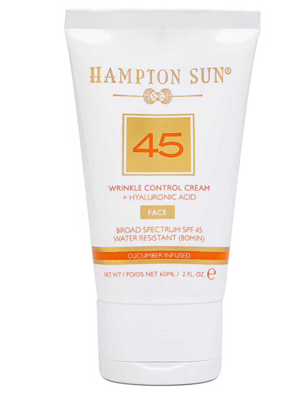 Hampton Sun SPF 45 Wrinkle Control Tinted Face Cream 2 FL.oz